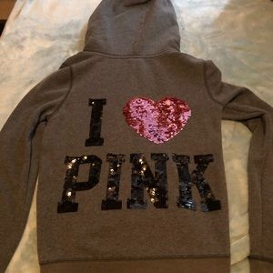 Victoria secret zip up hoody